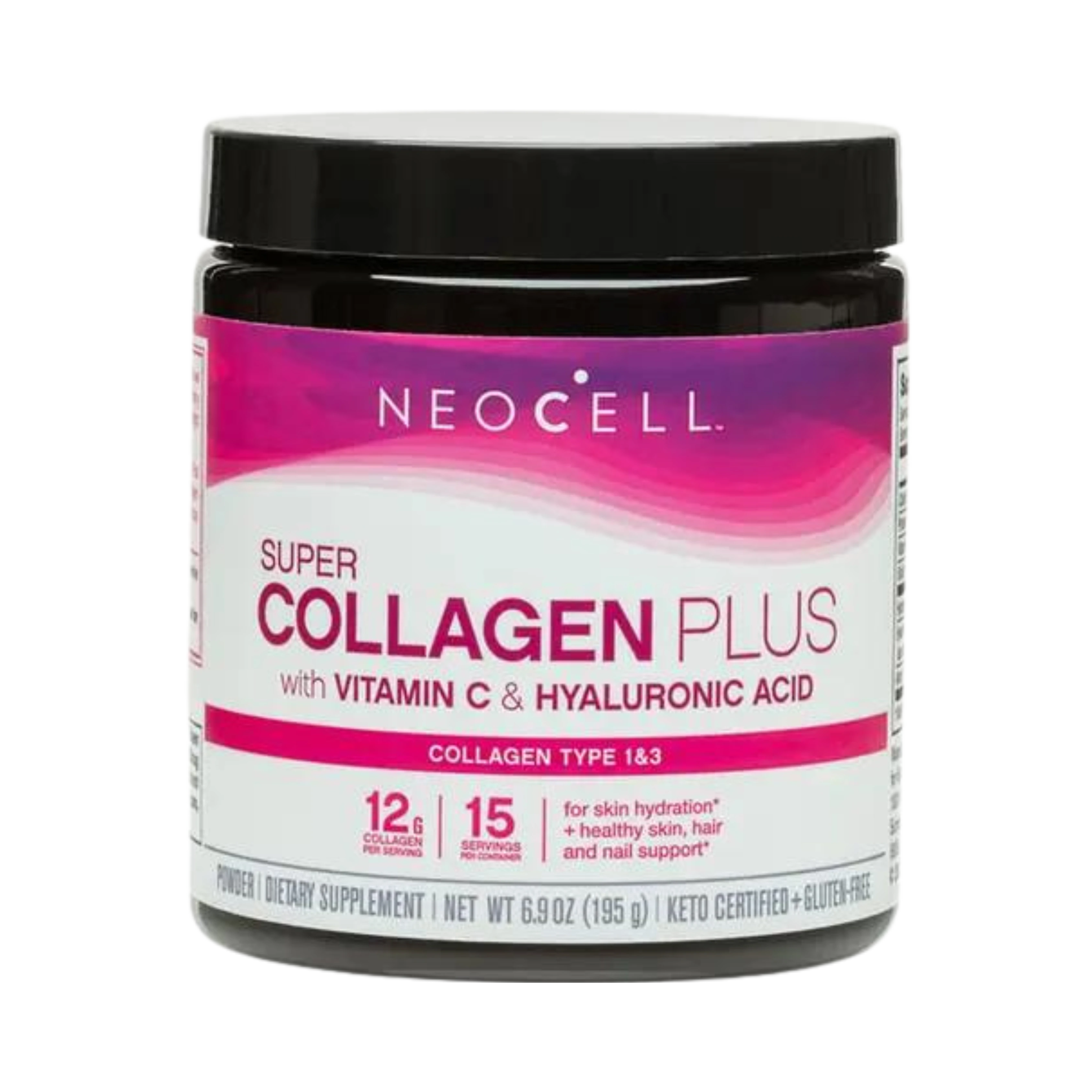 Neocell, Super Collagen Plus with Vitamin C & Hyaluronic Acid Powder, 6.9 OZ