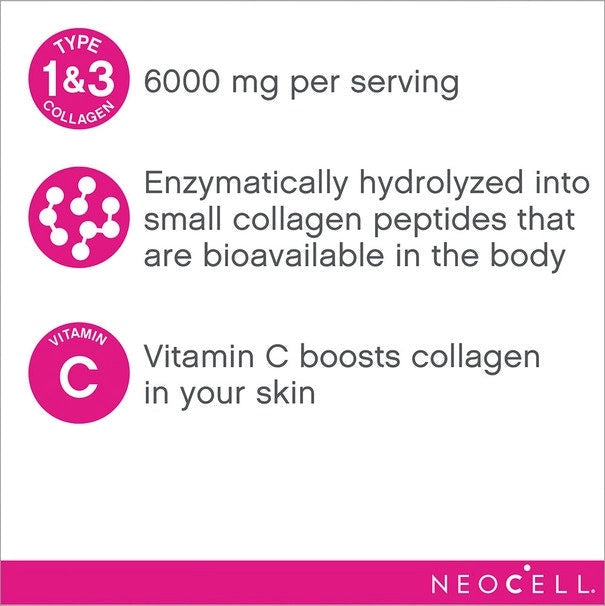 Neocell, Super Collagen + Vitamin C, 120 Tablets