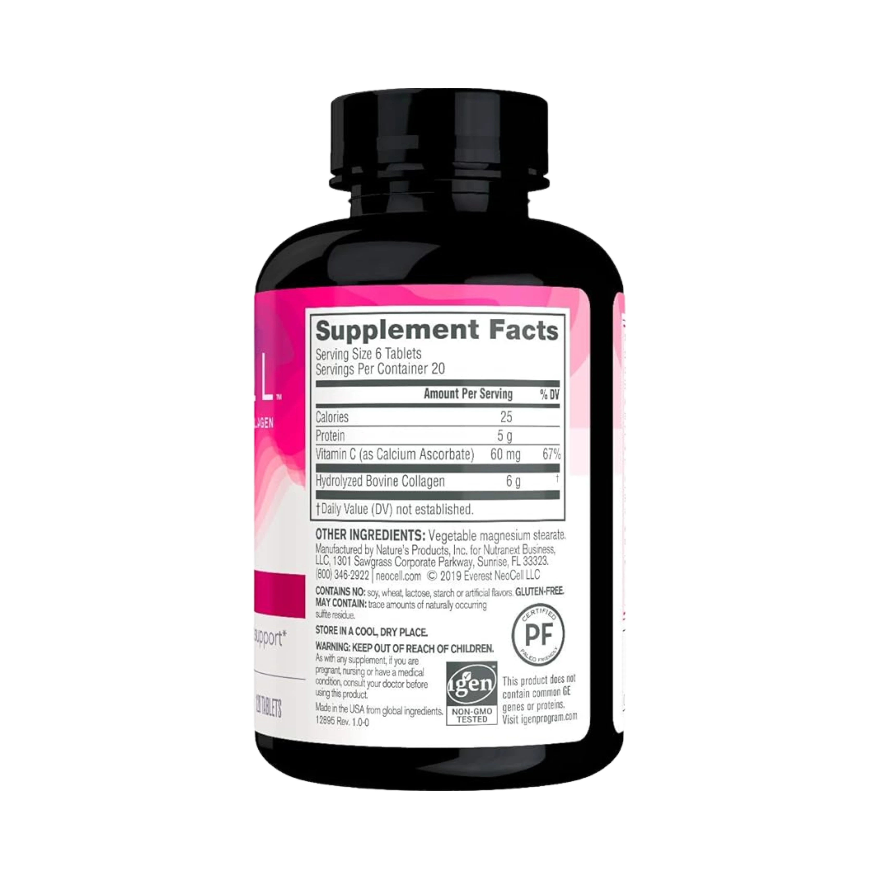 Neocell, Super Collagen + Vitamin C, 250 Tablets