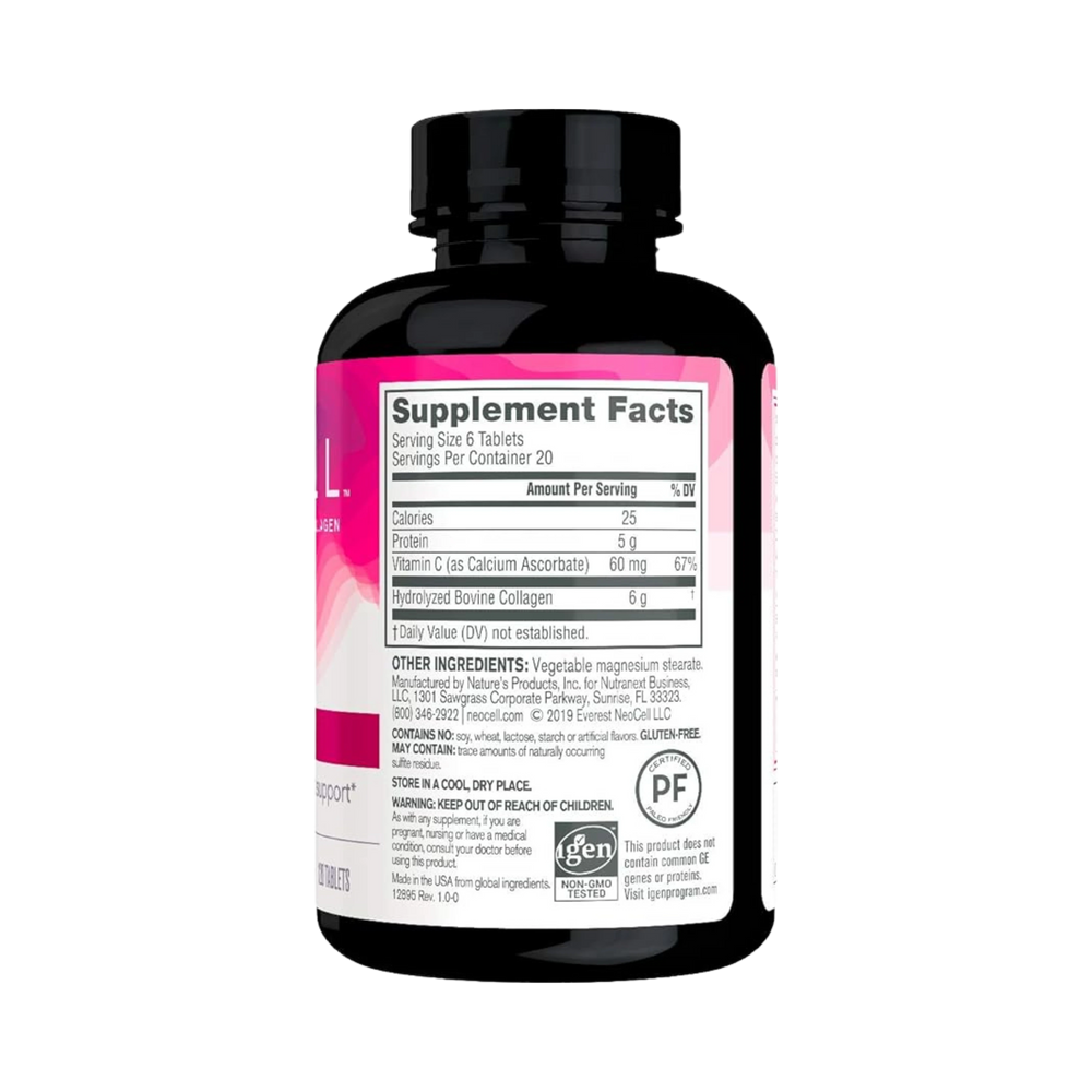 Neocell, Super Collagen + Vitamin C, 250 Tablets