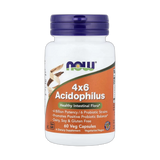 NOW Foods, 4x6 Acidophilus, 60 Veg Capsules