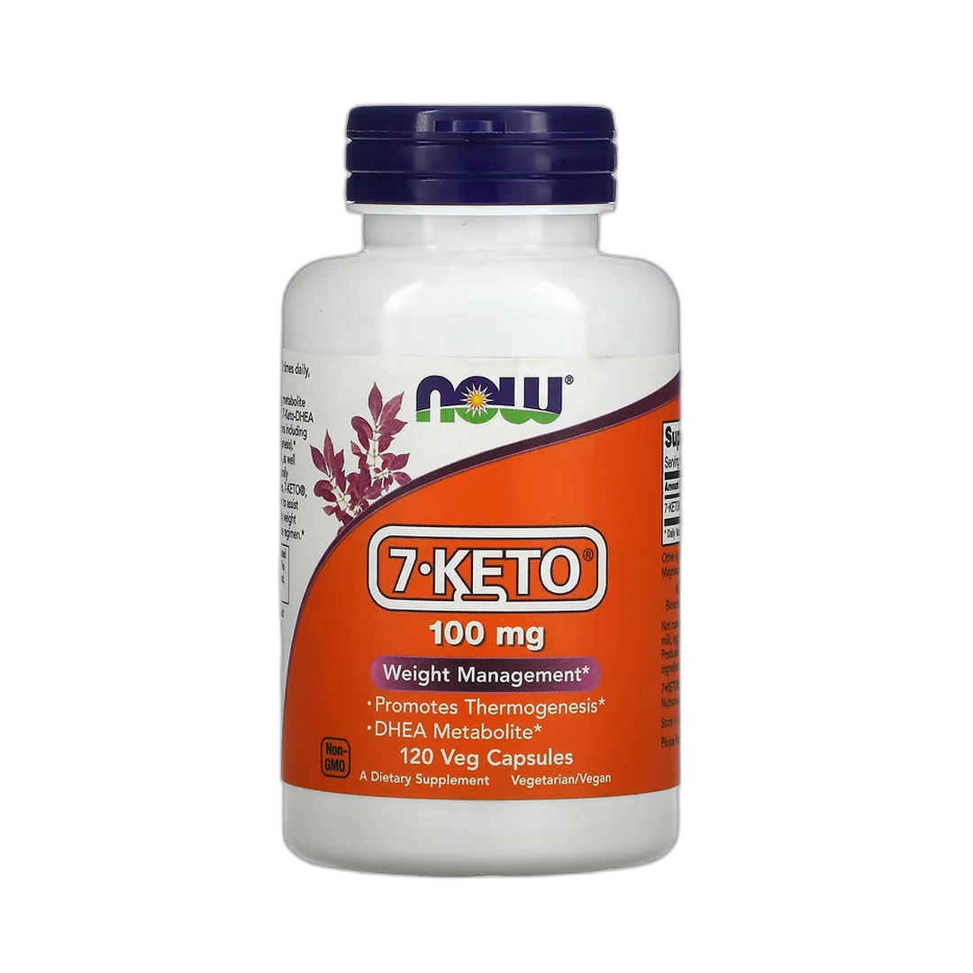 NOW Foods, 7-KETO, 100 mg, 120 Veg Capsules