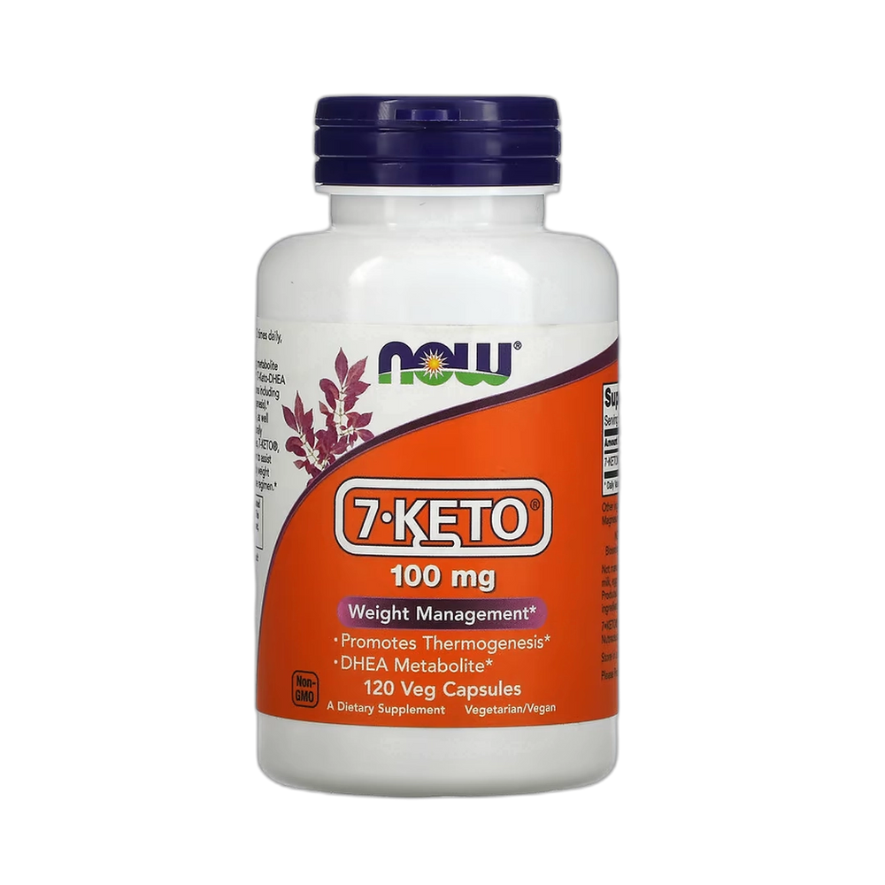 NOW Foods, 7-KETO, 100 mg, 120 Veg Capsules