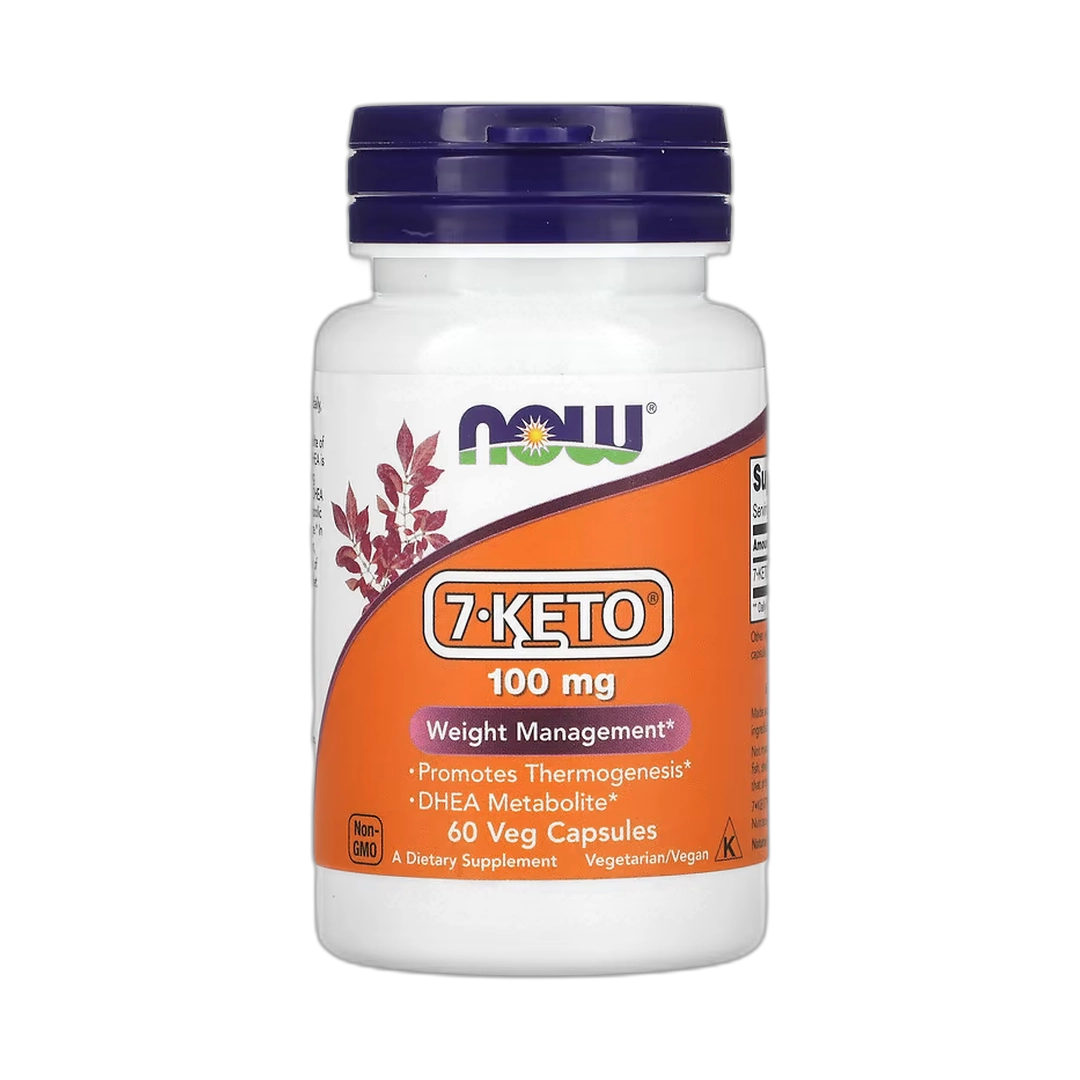 NOW Foods, 7-KETO, 100 mg, 60 Veg Capsules