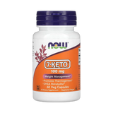 NOW Foods, 7-KETO, 100 mg, 60 Veg Capsules