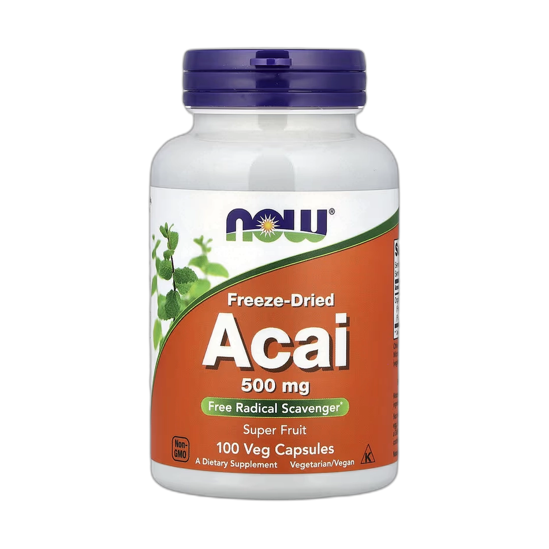 NOW Foods, Acai, Freeze-Dried, 100 Veg Capsules