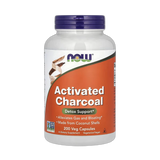 NOW Foods, Activated Charcoal, 200 Veg Capsules