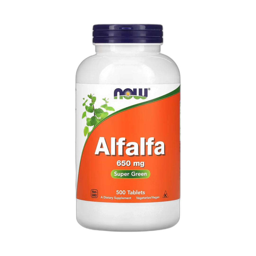 NOW Foods, Alfalfa, 650 mg, 500 Tablets
