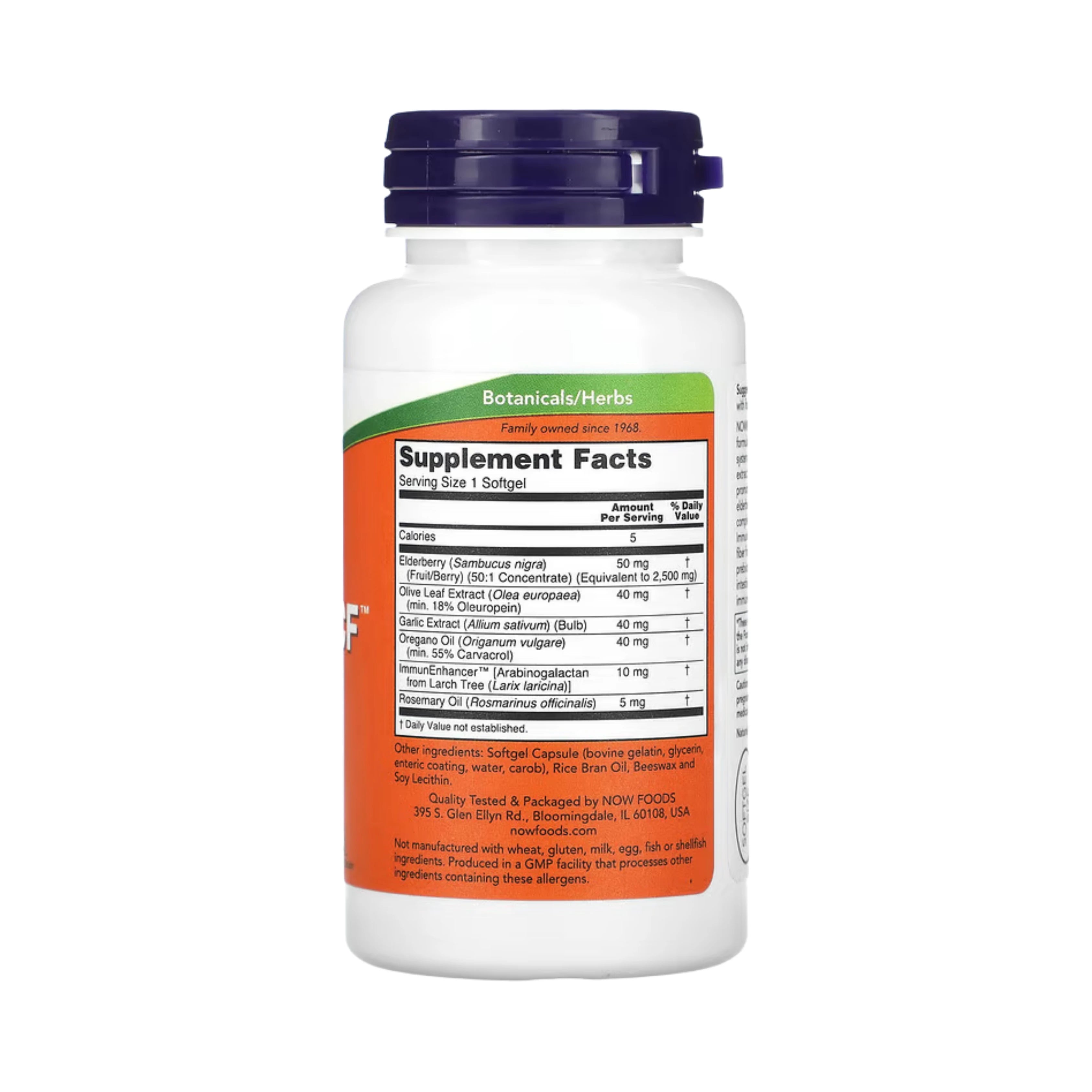 NOW Foods, AlliBiotic CF, 60 Softgels