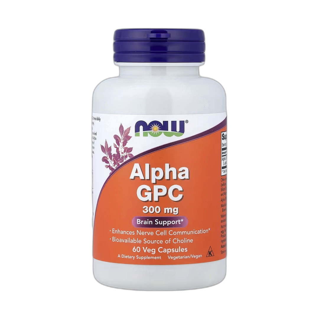 NOW Foods, Alpha GPC, 300 mg, 60 Veg Capsules
