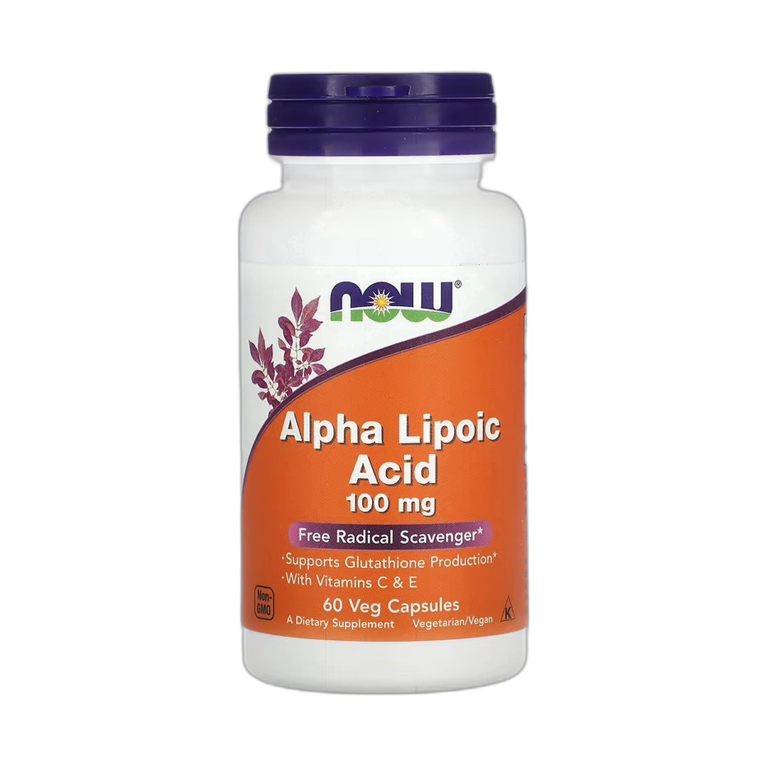 NOW Foods, Alpha Lipoic Acid, 100 mg, 60 Veg Capsules