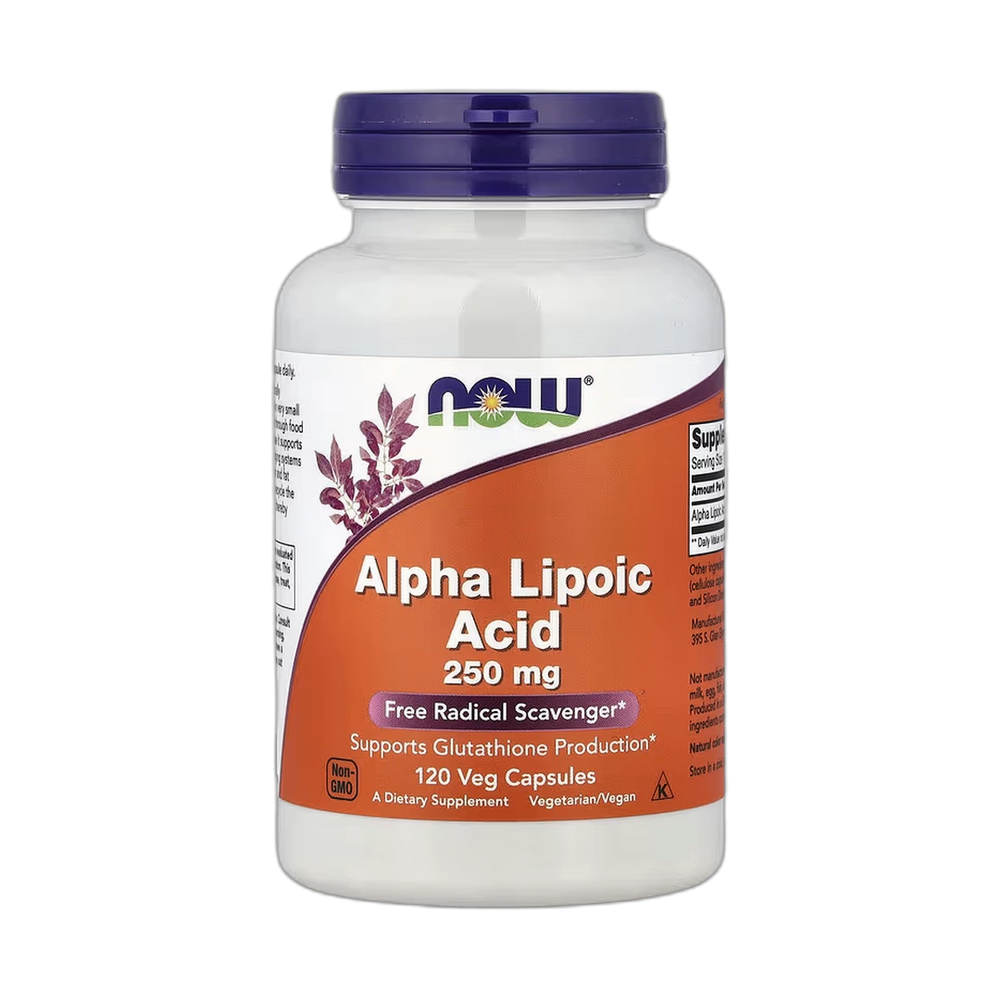 NOW Foods, Alpha Lipoic Acid, 250 mg, 120 Veg Capsules
