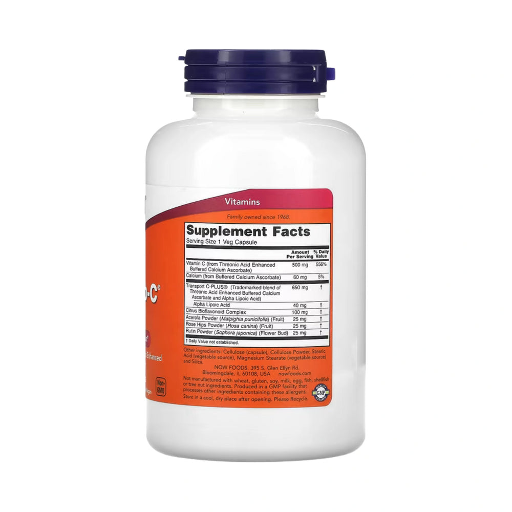 NOW Foods, AlphaSorb-C 500, 180 Veg Capsules