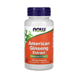 NOW Foods, American Ginseng Extract, 100 Veg Capsules