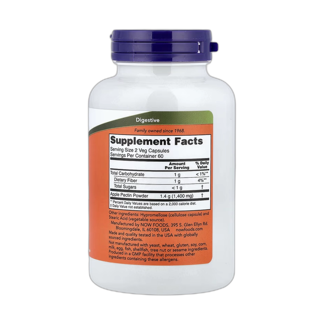 NOW Foods, Apple Pectin, 120 Veg Capsules