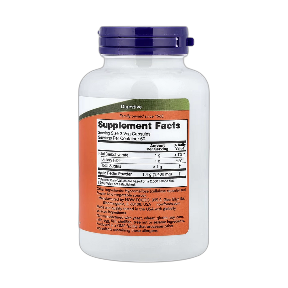 NOW Foods, Apple Pectin, 120 Veg Capsules