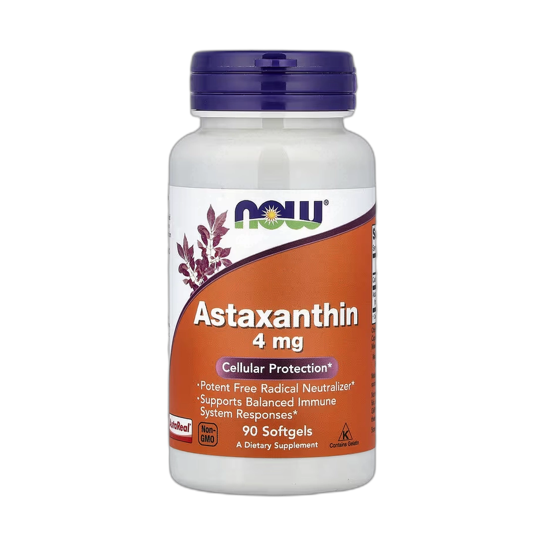 NOW Foods, Astaxanthin, 4 mg, 90 Softgels