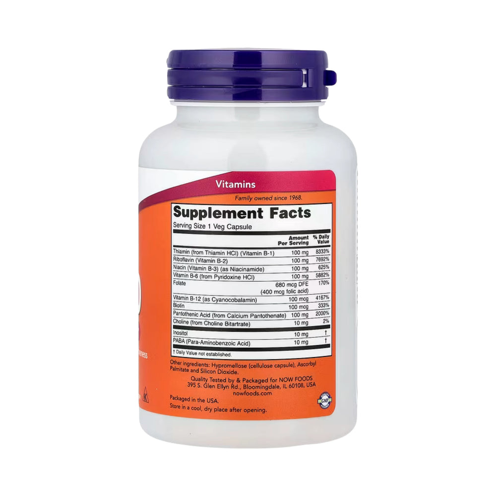 NOW Foods, B-100, 100 Veg Capsules