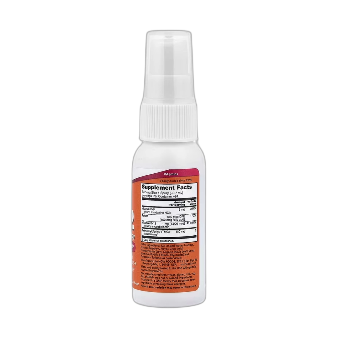 NOW Foods, B-12 Liposomal Spray, 2 fl oz, 59 ml