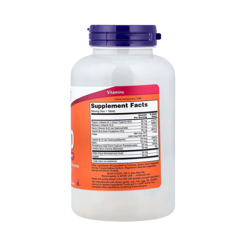 NOW Foods, B-50, 250 Tablets