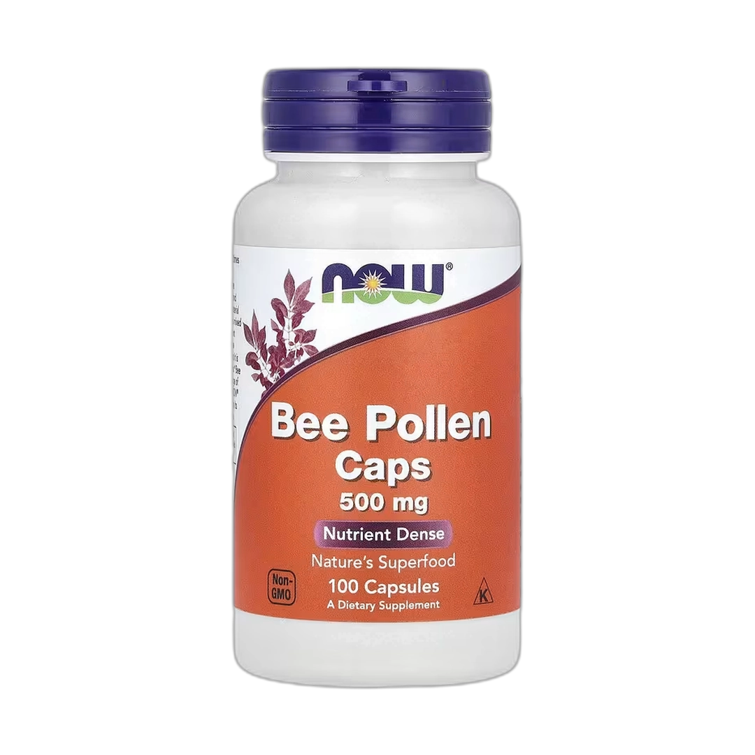 NOW Foods, Bee Pollen Caps, 500 mg, 100 Capsules