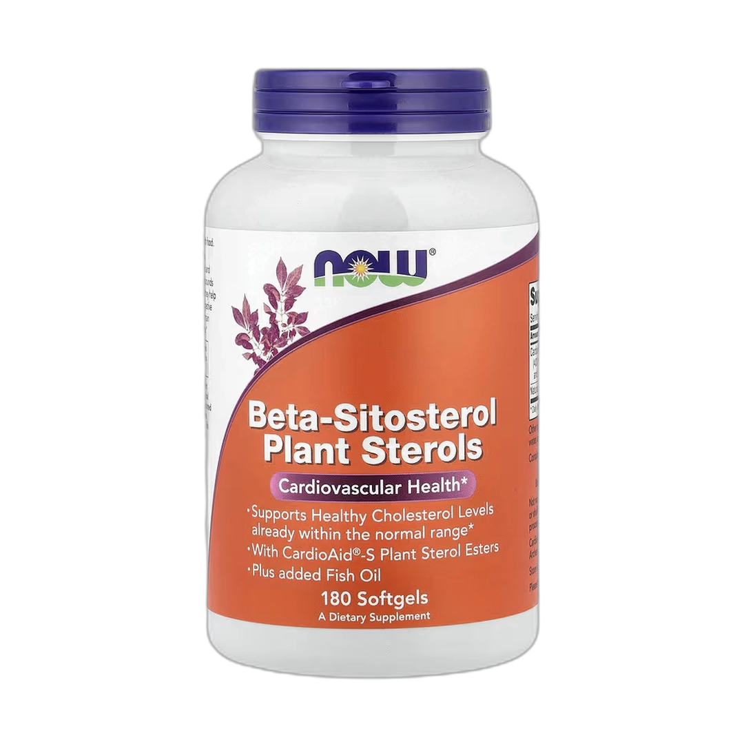 NOW Foods, Beta-Sitosterol Plant Sterols, 180 Softgels