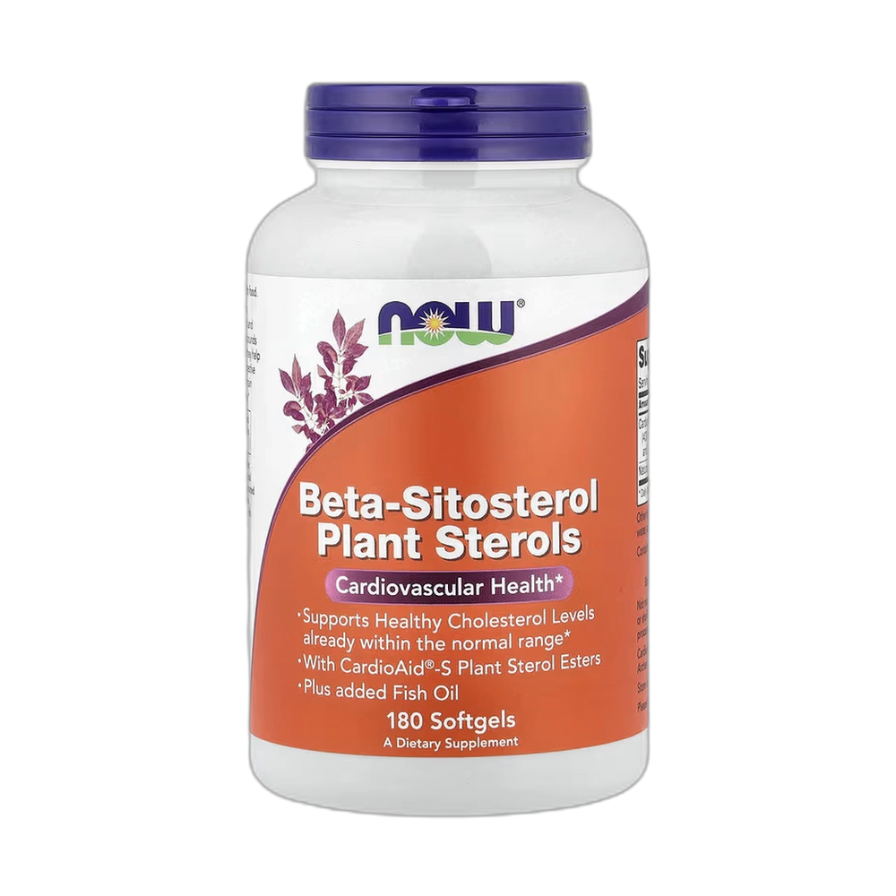 NOW Foods, Beta-Sitosterol Plant Sterols, 180 Softgels