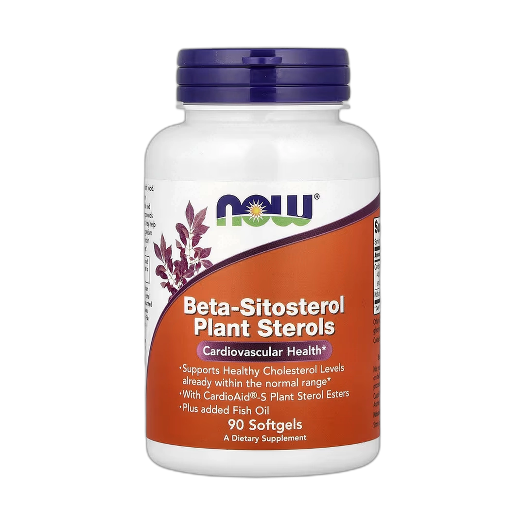 NOW Foods, Beta-Sitosterol Plant Sterols, 90 Softgels