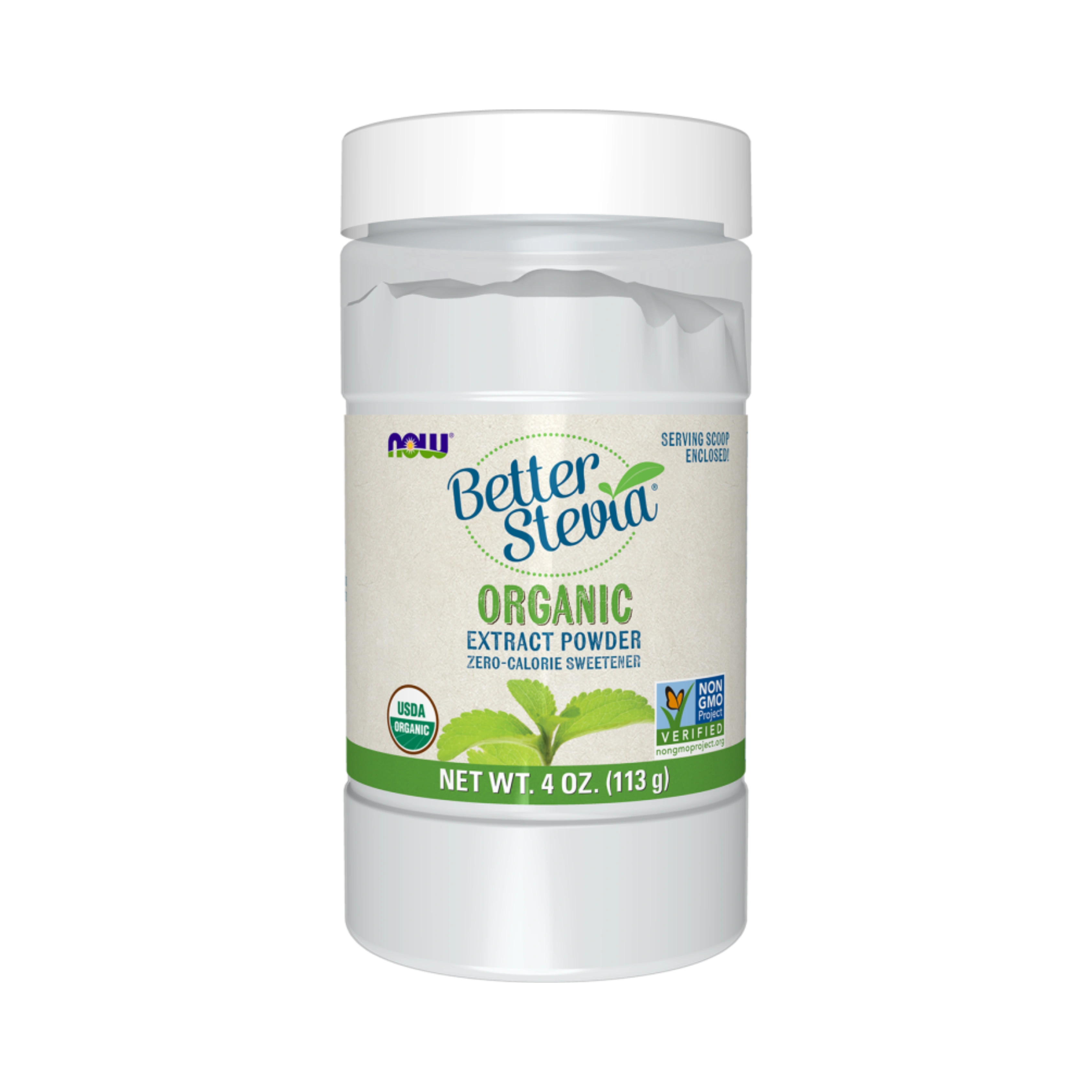 NOW Foods, Better Stevia, Organic Extract Powder, 4 Oz