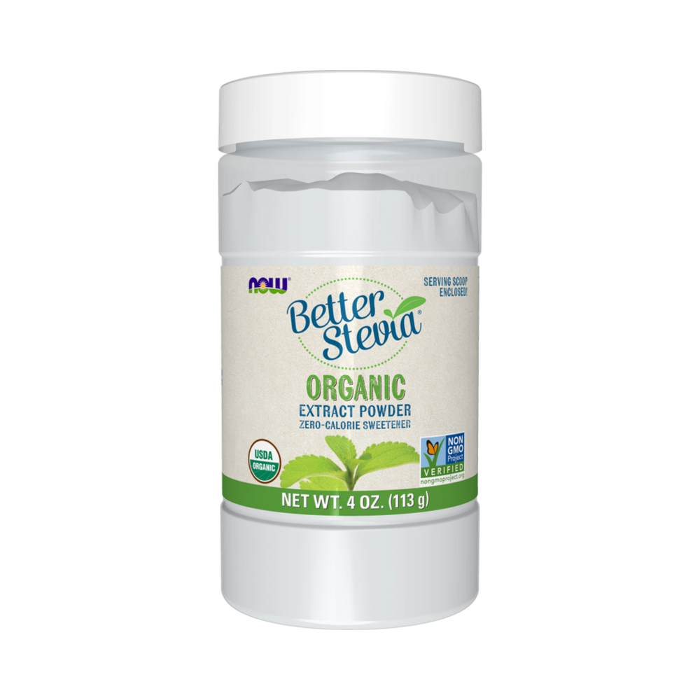 NOW Foods, Better Stevia, Organic Extract Powder, 4 Oz