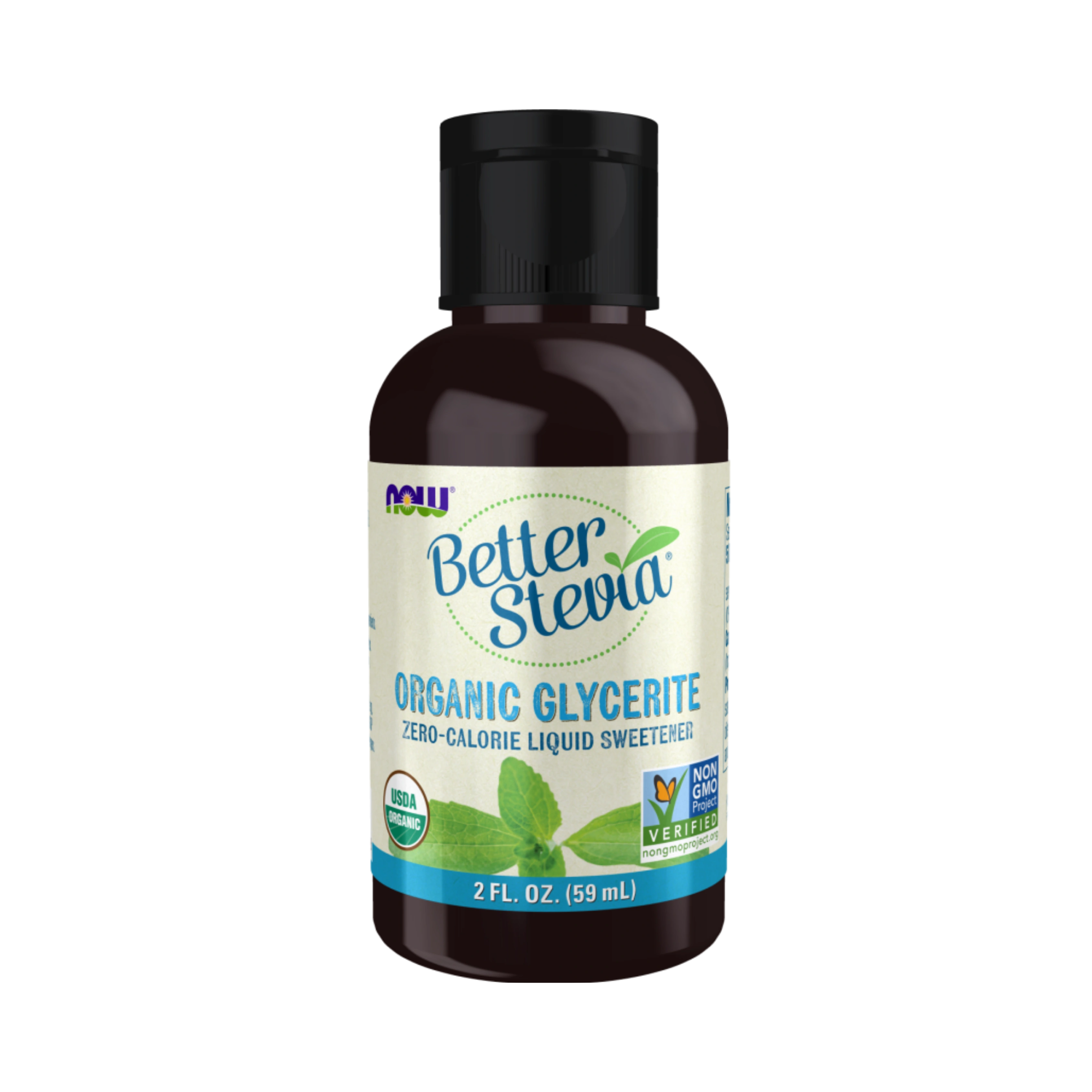 NOW Foods, Better Stevia, Zero-Calorie Liquid Sweetener, Glycerite, 2 Fl Oz