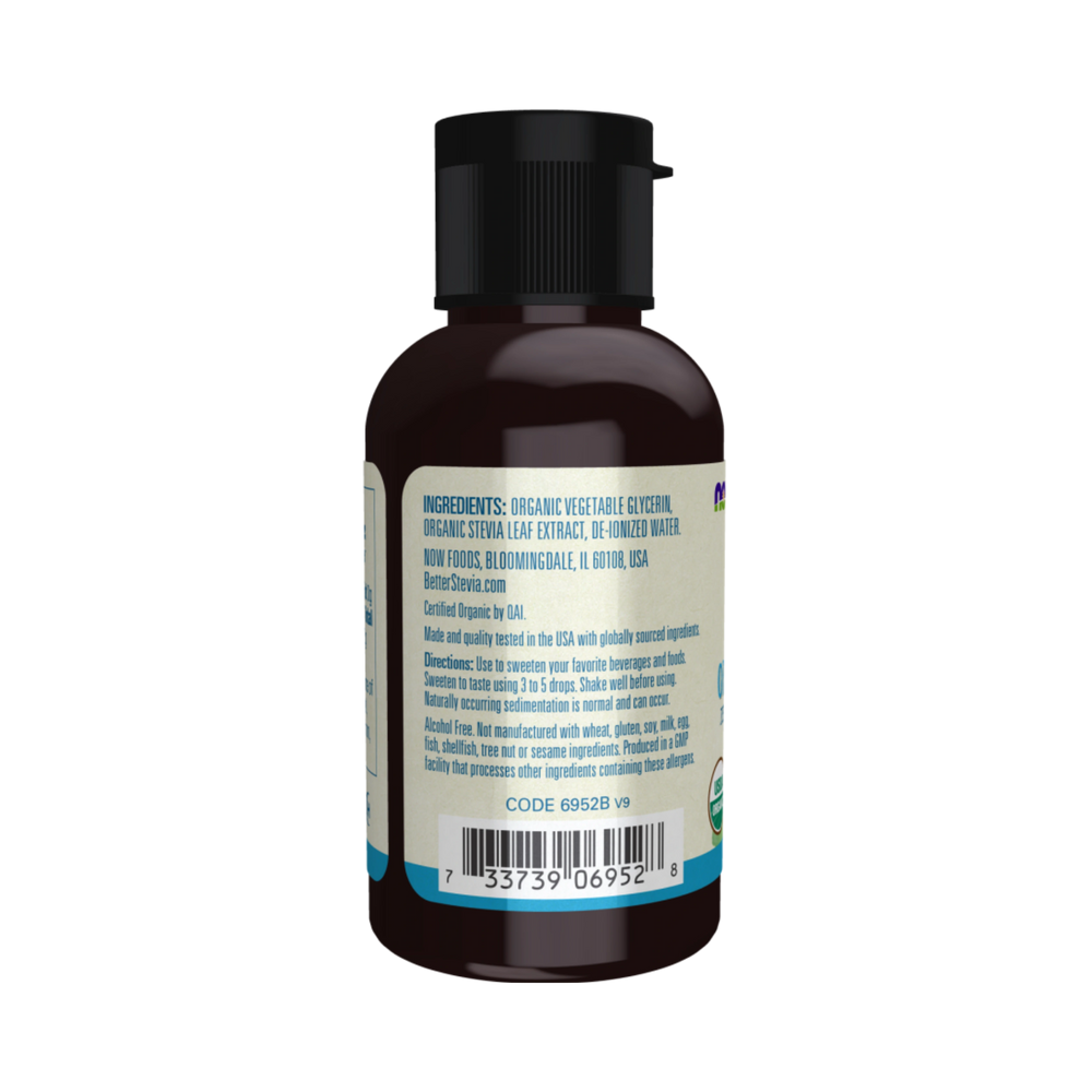 NOW Foods, Better Stevia, Zero-Calorie Liquid Sweetener, Glycerite, 2 Fl Oz