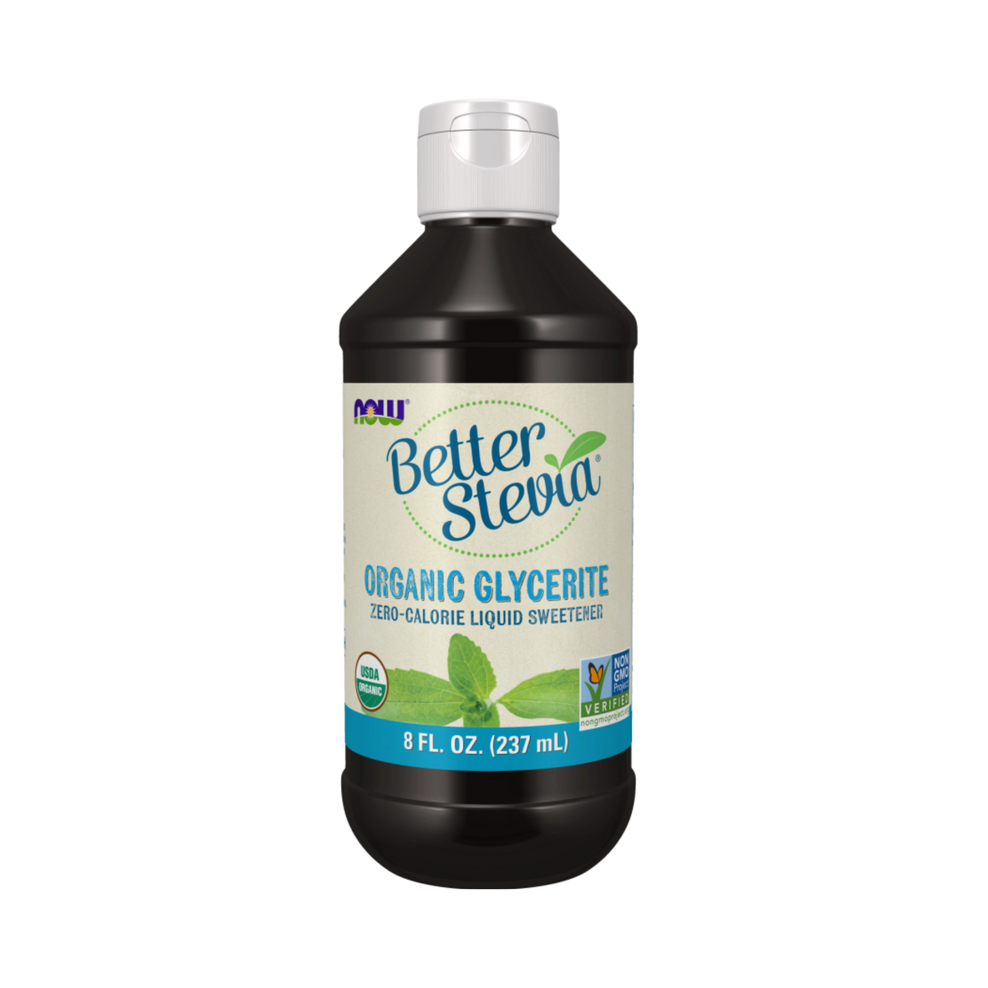 NOW Foods, Better Stevia, Zero-Calorie Liquid Sweetener, Organic Glycerite, 8 Fl Oz