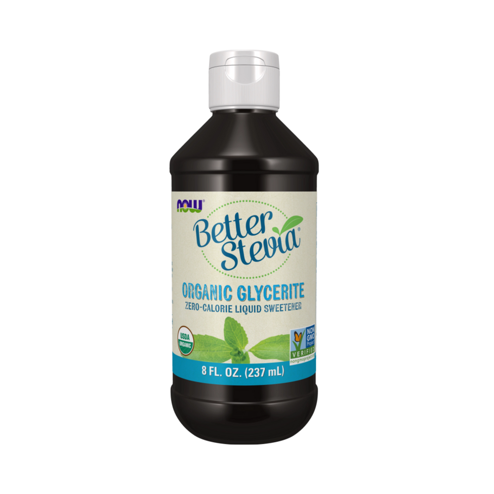 NOW Foods, Better Stevia, Zero-Calorie Liquid Sweetener, Organic Glycerite, 8 Fl Oz