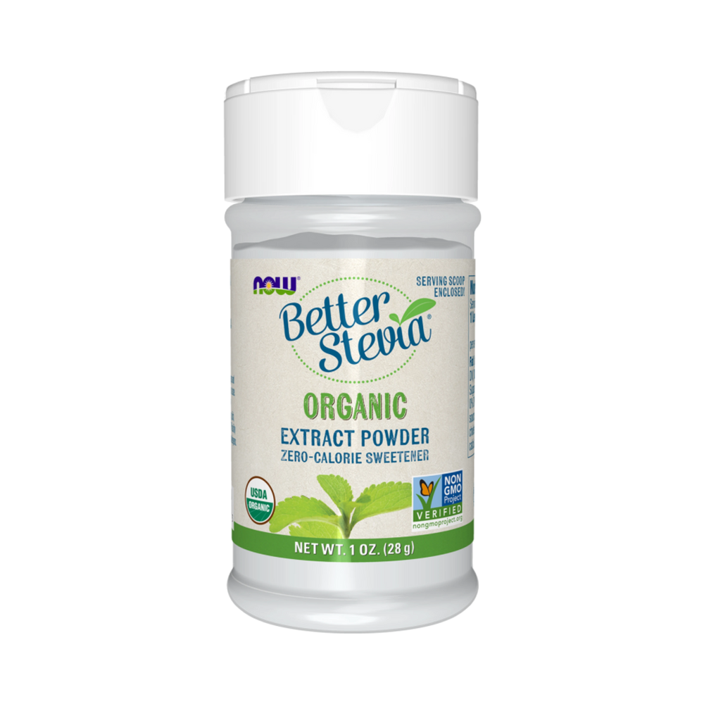 NOW Foods, BetterStevia, Organic Extract Powder, 1 Oz