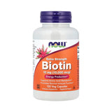 NOW Foods, Biotin, 10 mg, 120 Veg Capsules