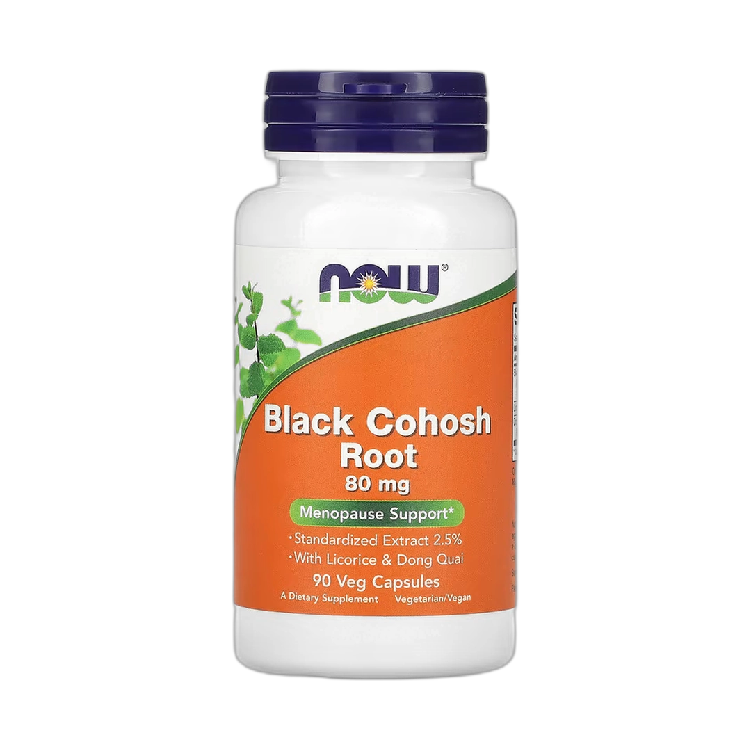 NOW Foods, Black Cohosh Root, 80 mg, 90 Veg Capsules