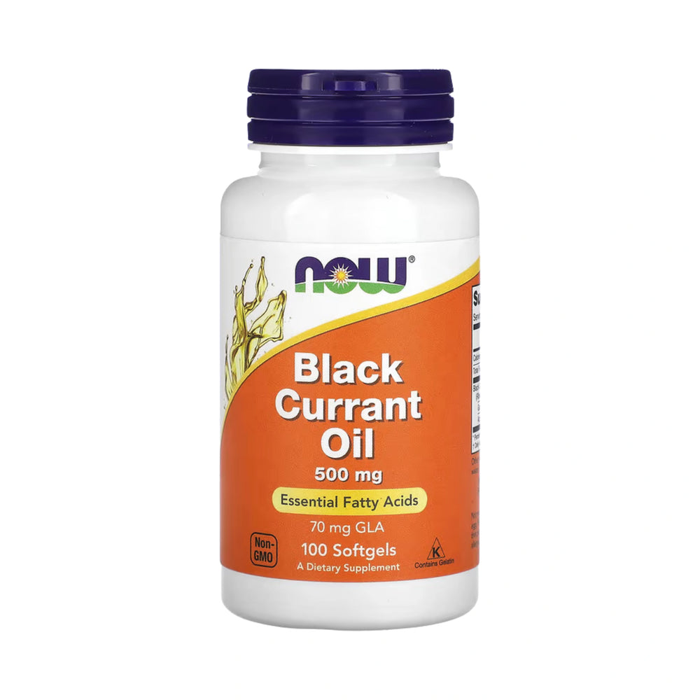 NOW Foods, Black Currant Oil, 500 mg, 100 Softgels