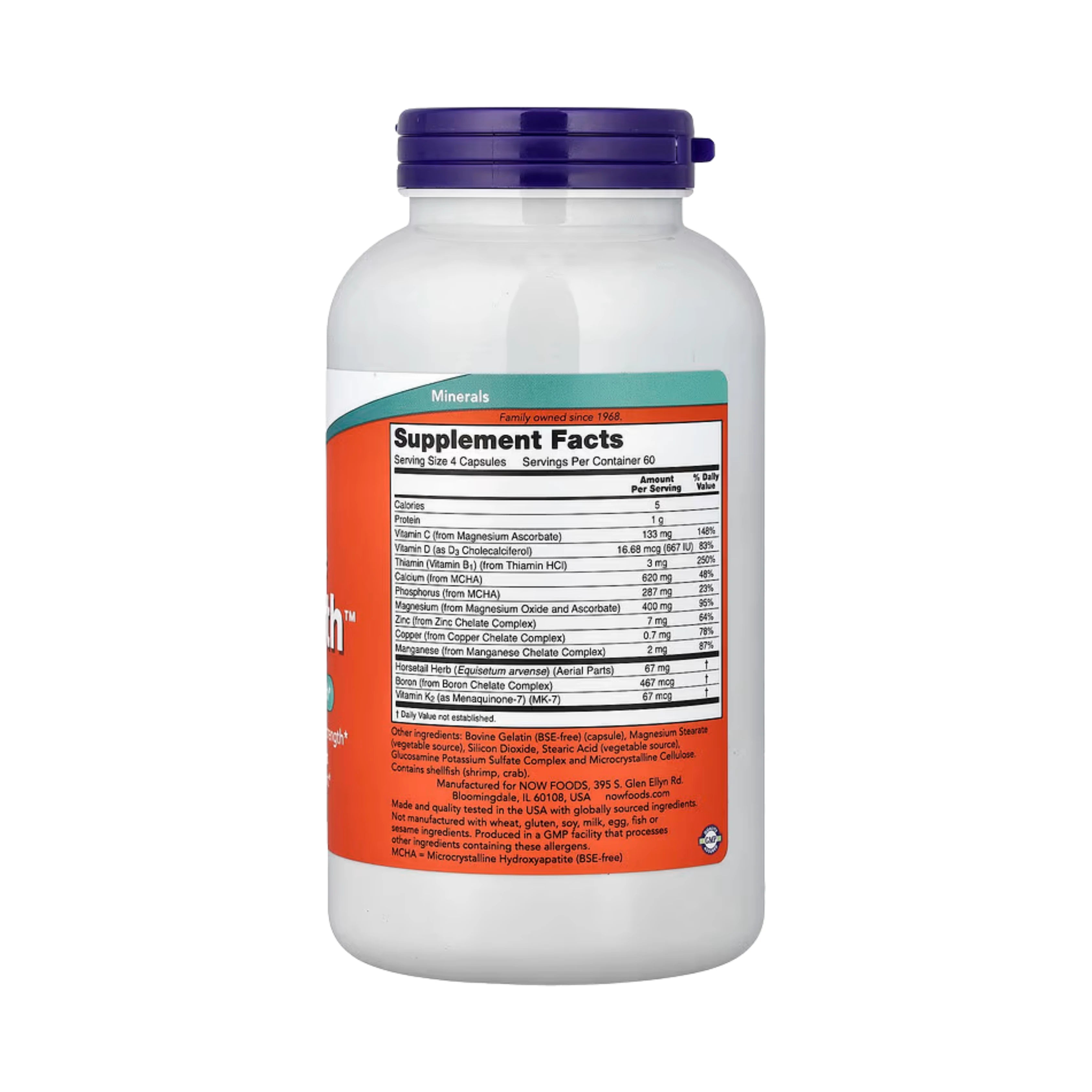 NOW Foods, Bone Strength, 240 Capsules