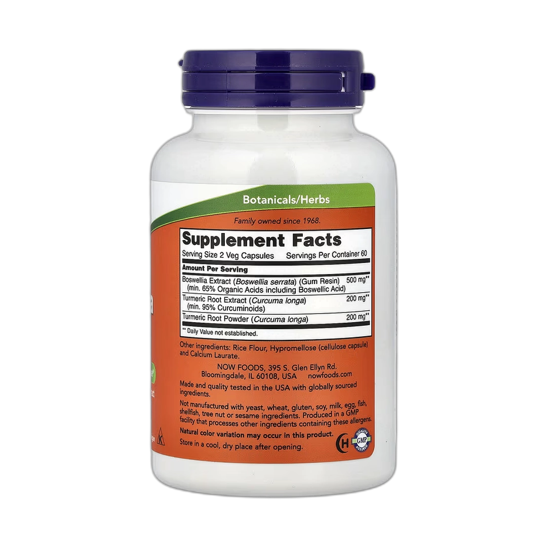 NOW Foods, Boswellia Extract, 120 Veg Capsules
