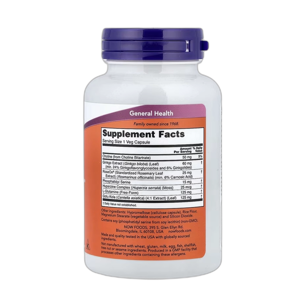 NOW Foods, Brain Elevate, 120 Veg Capsules