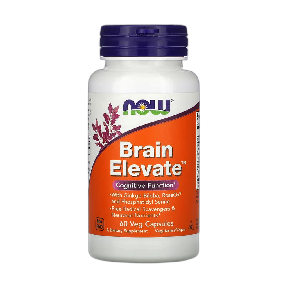 NOW Foods, Brain Elevate, 60 Veg Capsules