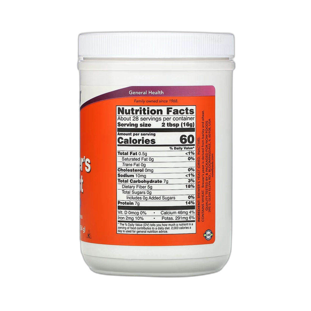 NOW Foods, Brewer's Yeast, Super Food, 1 lb, 454 g