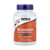 NOW Foods, Bromelain, 500 mg (2,400 GDU/g), 120 Veg Capsules
