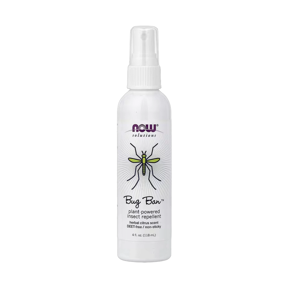 NOW Foods, Bug Ban, Plant-Powered Insect Repellent, Herbal Citrus, 4 fl oz, 118 ml