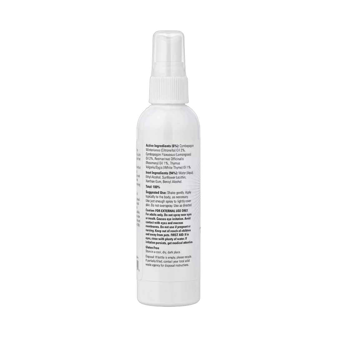 NOW Foods, Bug Ban, Plant-Powered Insect Repellent, Herbal Citrus, 4 fl oz, 118 ml