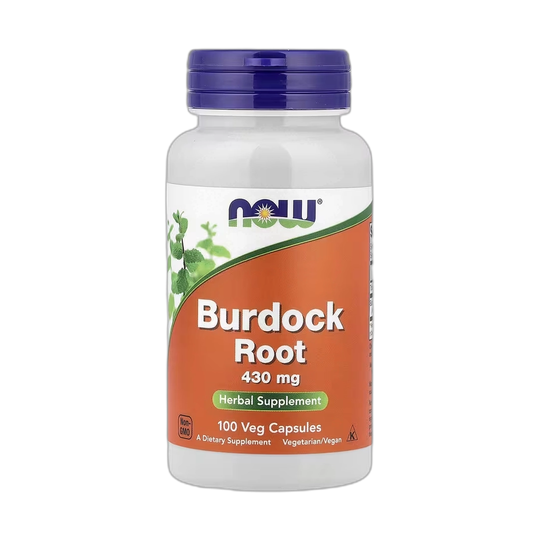 NOW Foods, Burdock Root, 430 mg, 100 Veg Capsules