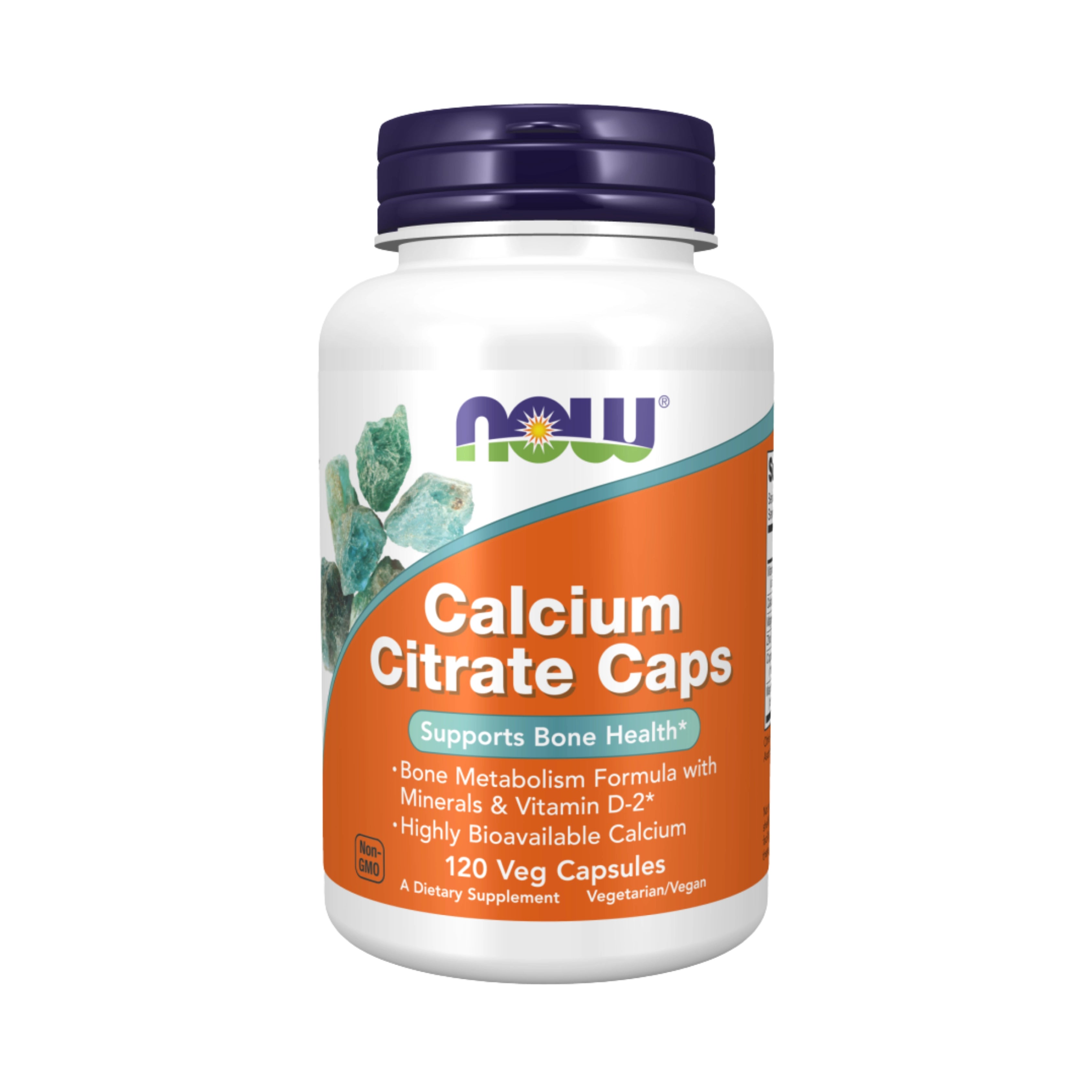 NOW Foods, Calcium Citrate Caps, 120 Veg Capsules