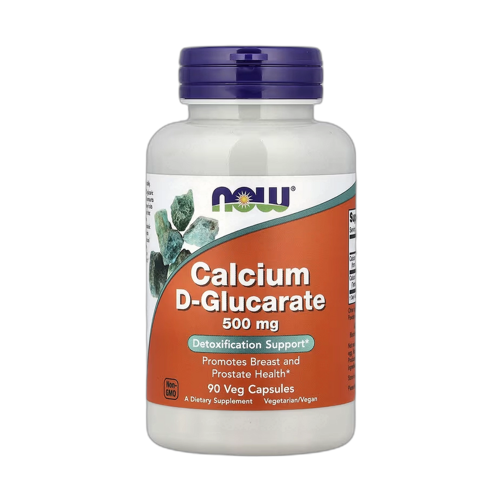NOW Foods, Calcium D-Glucarate, 500 mg, 90 Veg Capsules