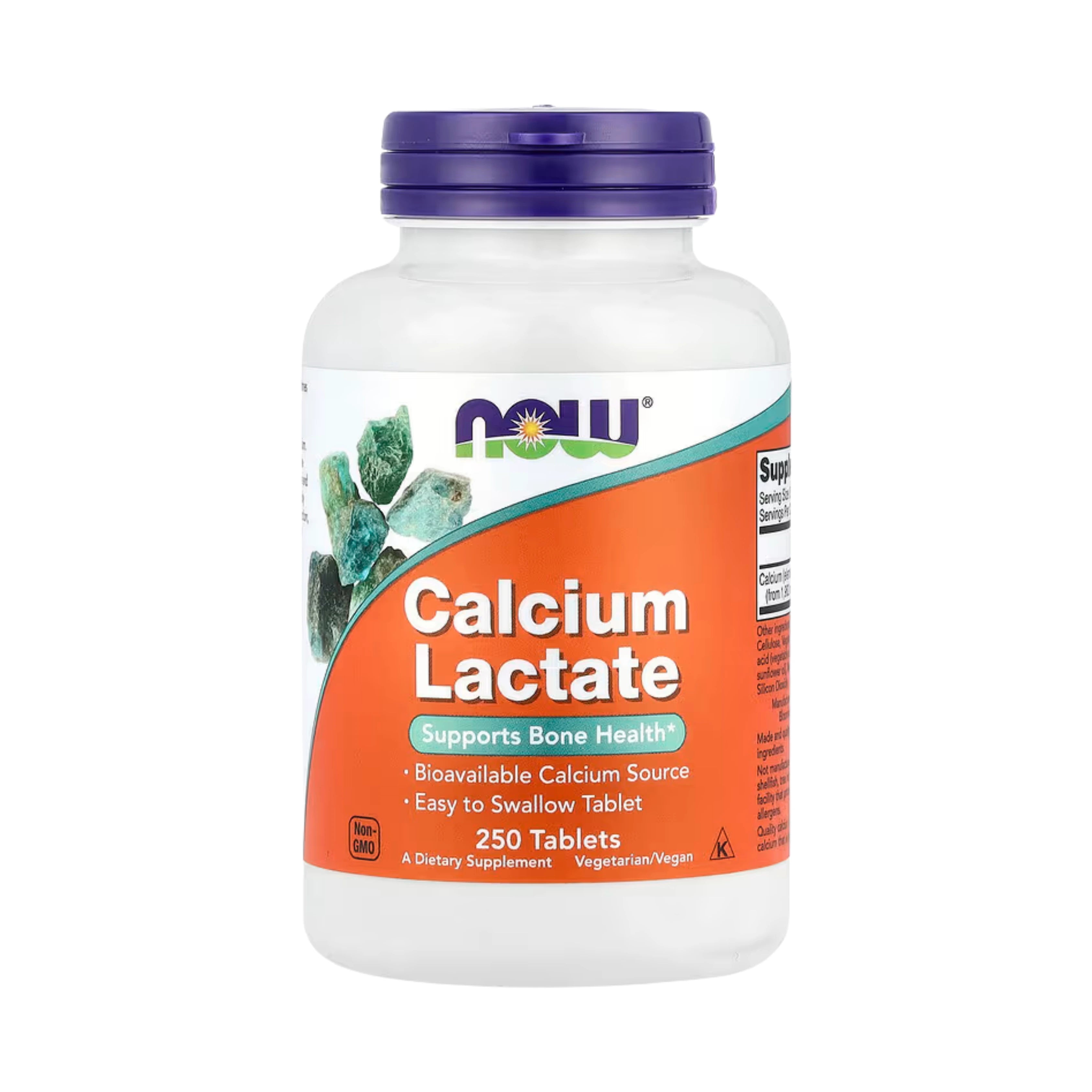 NOW Foods, Calcium Lactate, 250 Tablets